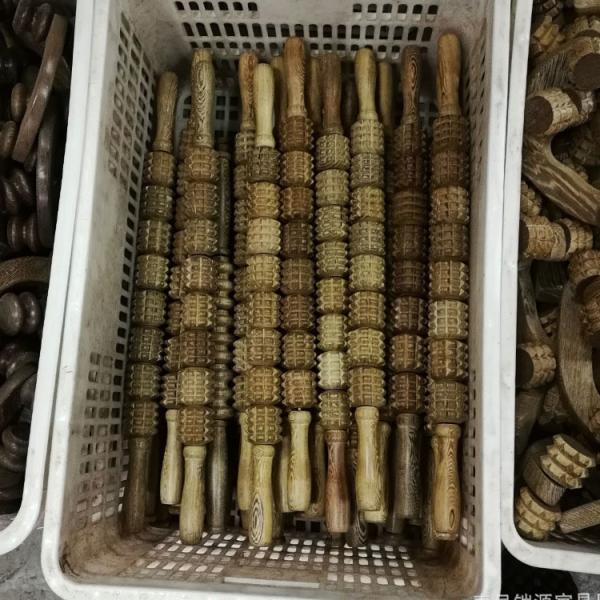 5/6/8 Rollers Wooden Sculpture Massage Tools Body Anti Celulite Wooden Massage Roller