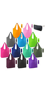 Reusable Grocery Bags，Large Washable Foldable Shopping Bags，Heavy Duty Tote Bags With Reinforced Handles