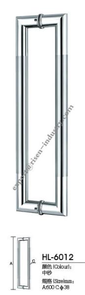 Stainless steel door handle HL6012, dia38 X 600
