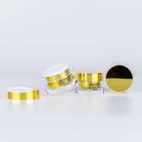 15g 30g 50g Square Acrylic Cream Jar Cosmetic Packing Small Makeup Jars (MC-Y-515)