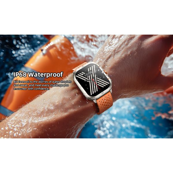 KW285 Super-Retina AMOLED Smart Watch with Bluetooth Calling 100+ Sports Modes
