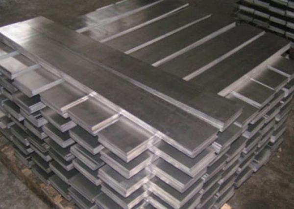 Heatproof Silver Aluminum Bar Flat 6063 Anti Abrasion Multipurpose