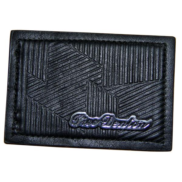 Brass Rivet Embossed Leather Patches Metal Colors nickle free