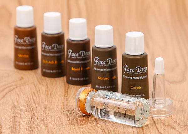 Face Deep 33 Colors Semi Permanent Makeup Pigments / Shading Tattoo Ink