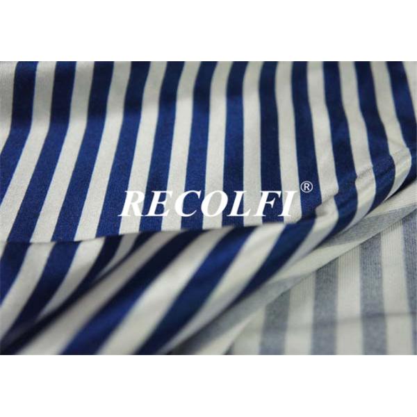 Navy Style Printing Fabric Anti Static Spandex Workout Leggings High Stretch Skinny