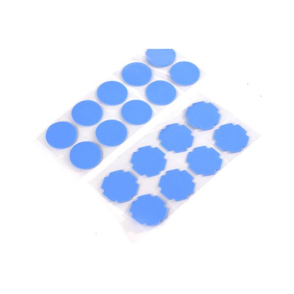 0.3~10mm 2.5W/m·K Folha de silicone de isolamento de luz LED de cor azul