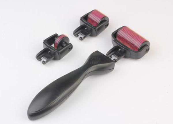DRS 3 in 1 derma roller for face and body treatment Microneedle Roller 3 Replacement Heads Cosmetic Needling