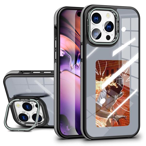 IPhone 16 Mobile Phone Case Metal Magnetic IPhone 17 Mobile Phone Case DIY Color Display Mirror Suitable For Apple Mobile Phone Protective Cover NFC Screen Ink Screen Mobile Phone Case
