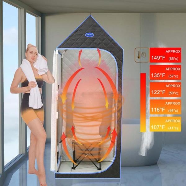 Шатер сауны портативной машинки ткани ультракрасный, складной шатер сауны