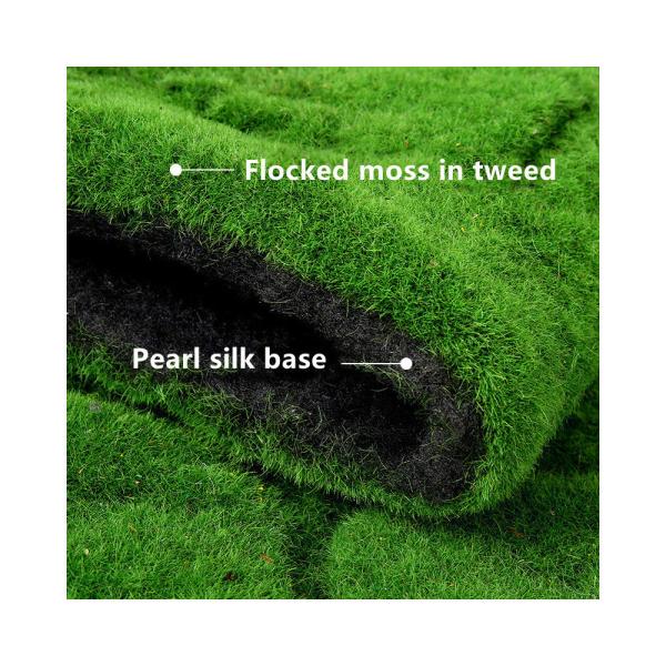 Simulation Moss Flocked Turf Plant Wall Greenery Artificial Decoration Fake Moss