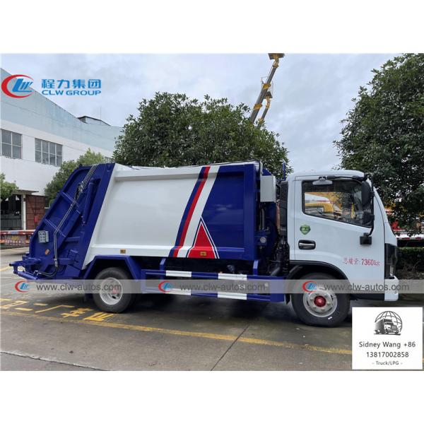 Тележка Compactor отброса нагрузки зада Dongfeng Duolica 4x2 6000L