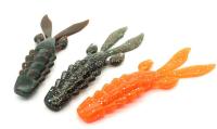 Faux crevettes en silicone à l'appât doux appât de pêche 10 cm 7,5 g 10 PCS/sac