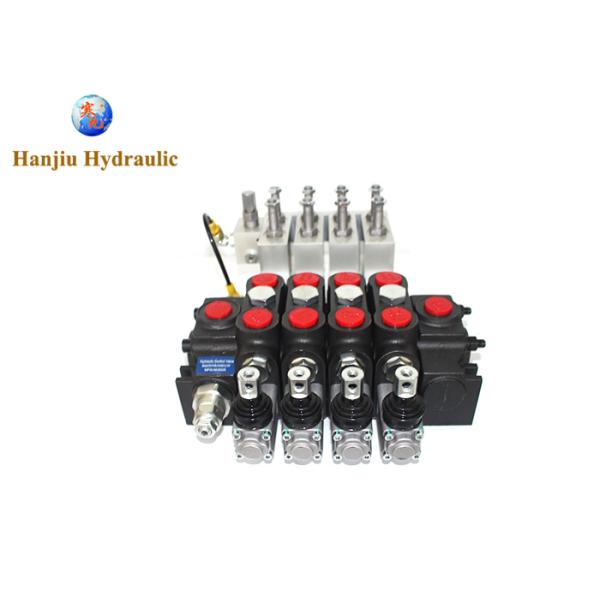 DCV140 Electro Hydraulic 4 Spools Sectional Directional Valve With High Pressure