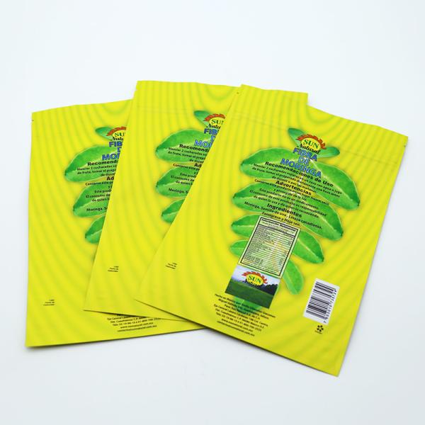 Custom Pattern Stand Up Pouches For Food Packaging With Dustproof And Eco-Friendly Materials Bulk Orders Discounts.