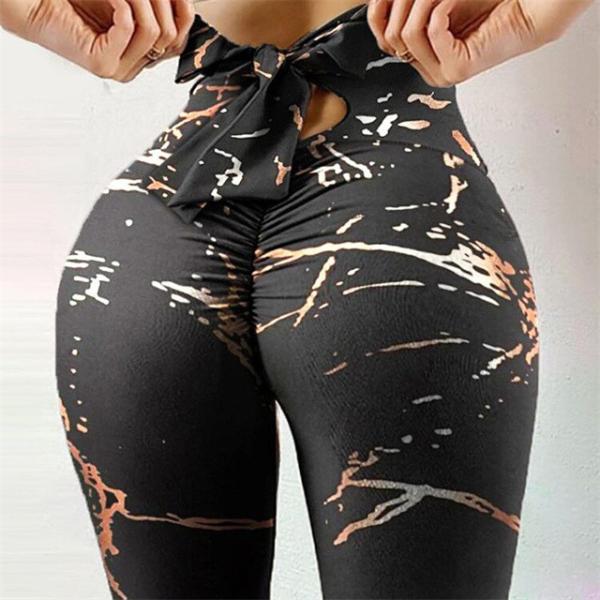Wholesale Women Fitness High Waist Leggings Printed Leggings Sports Seamless Yoga Tie Dye Leggings