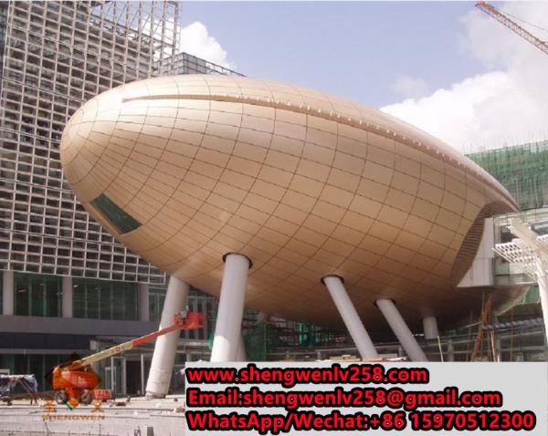 Metal facades metal cladding aluminium claddings for building decoration