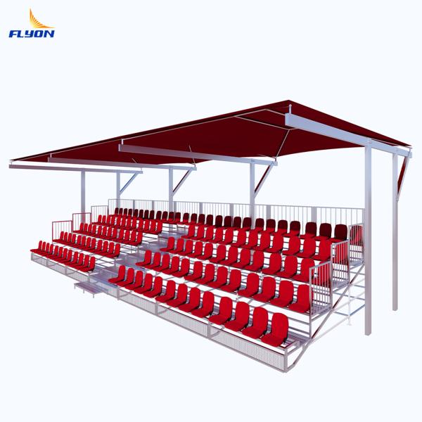 Modular Folding Stadium Seat with Metal Frame and Shelter