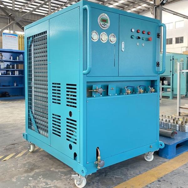 système de récupération de réfrigérant R134a moins huile complète climatisation 10HP récupération de vapeur machine de recharge de gaz ac