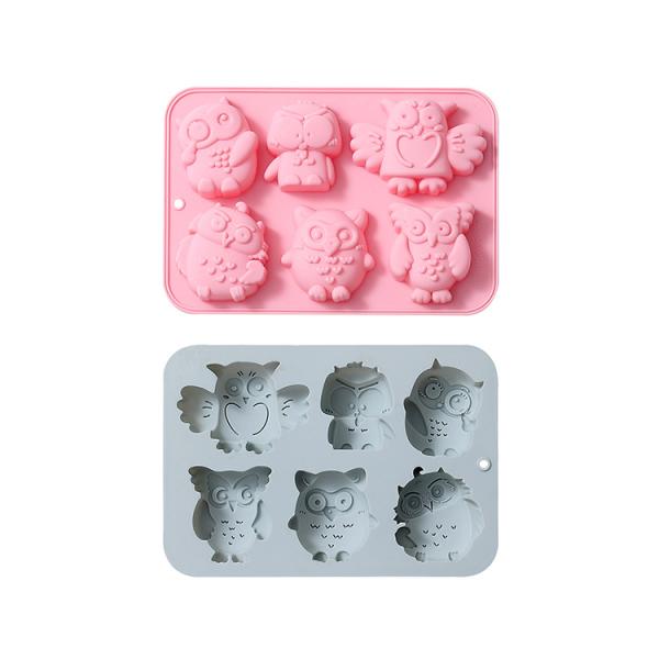 3D Animals Silicone Molds Themed Baking Mould Tray DIY Baking Tool for Chocolate Cake Dessert Candy Mousse Pastry