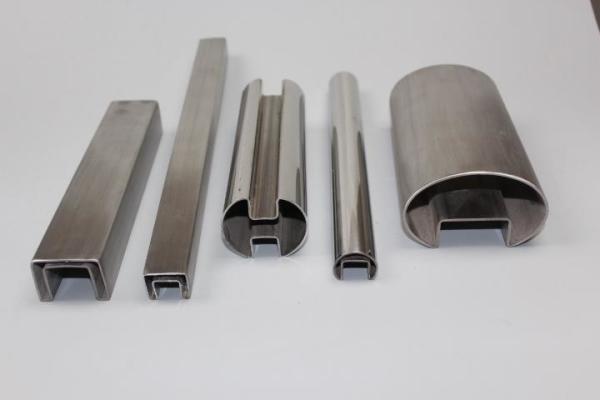 316 Stainless Steel Groove Tube or inox channel tube  for  Balustrade