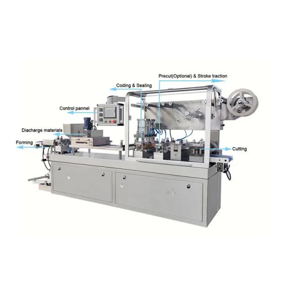 Pvc 0.6Mpa Alu фармацевтического планшета таблетки капсулы машины упаковки волдыря автоматический
