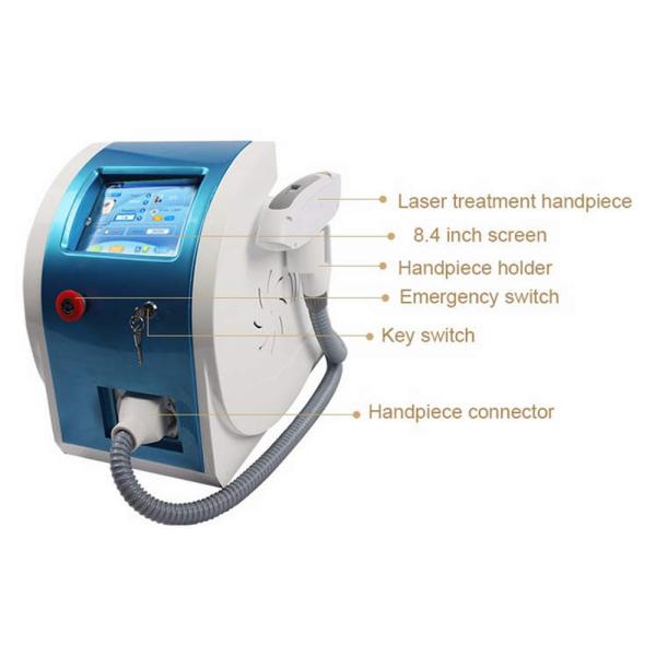 Picosecond Laser Vertical élimination des tatouages machine laser Nd Yag Q commuté Pico deuxième stylo laser élimination des cicatrices d' acné