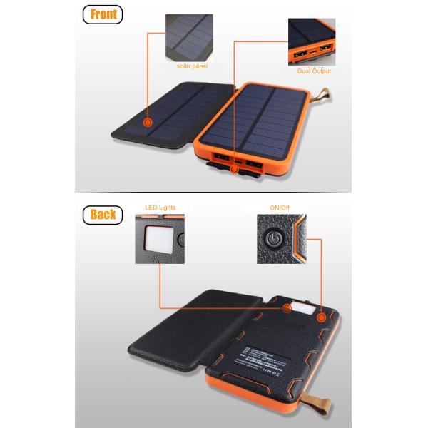 Wholesale 30000mah Solar Panel Portable Powerbank Foldable Power Bank Solar Charger Waterproof External Battery Power Bank