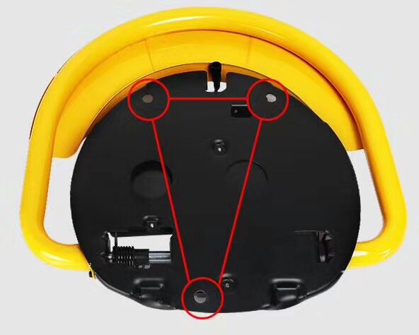 сталь замка складная водоустойчивая DC6V парковки 390mm поднимая слабая