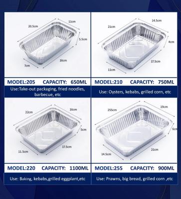32 oz Aluminum Foil Lunch Box Eco-Friendly Food Container