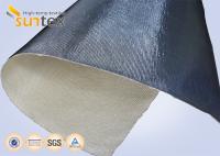 14 microns de papier d'aluminium de fibre de verre de tissu du feu de couverture isolante de tissu de fibre de verre