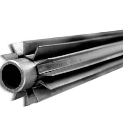 DELLOK ASTM Tubos de barbatanas longitudinais em forma de U de aço carbono