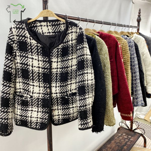 Warm Used Winter Clothing Small Fragrance Fashion Thick Used Womens Winter Coats
