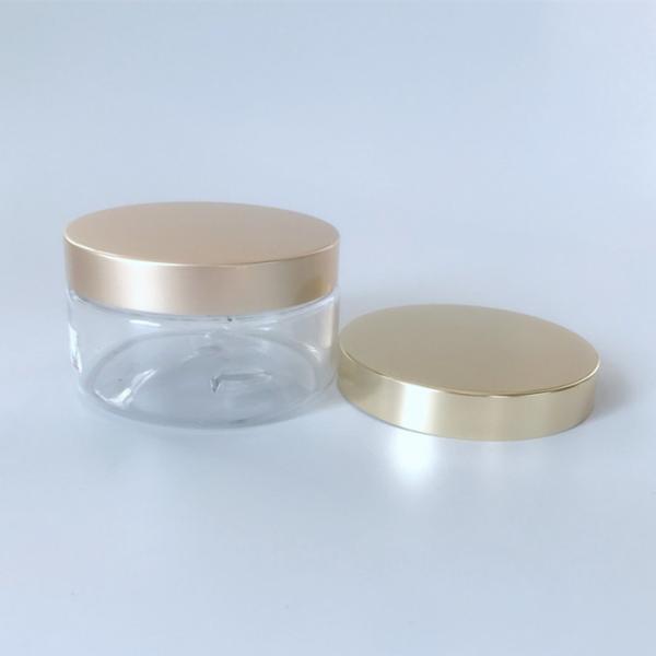 Shiny Plastic Bottles Caps Lid 58mm Wide Mouth Custom Logo For Glass Jar