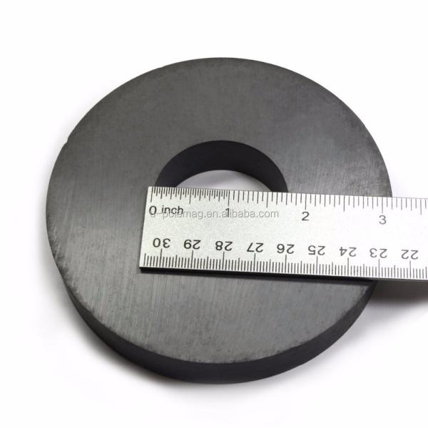 Dimensões personalizadas Ferrite Cerâmica Disc Redondo Anel de ímã para motor na América do Sul