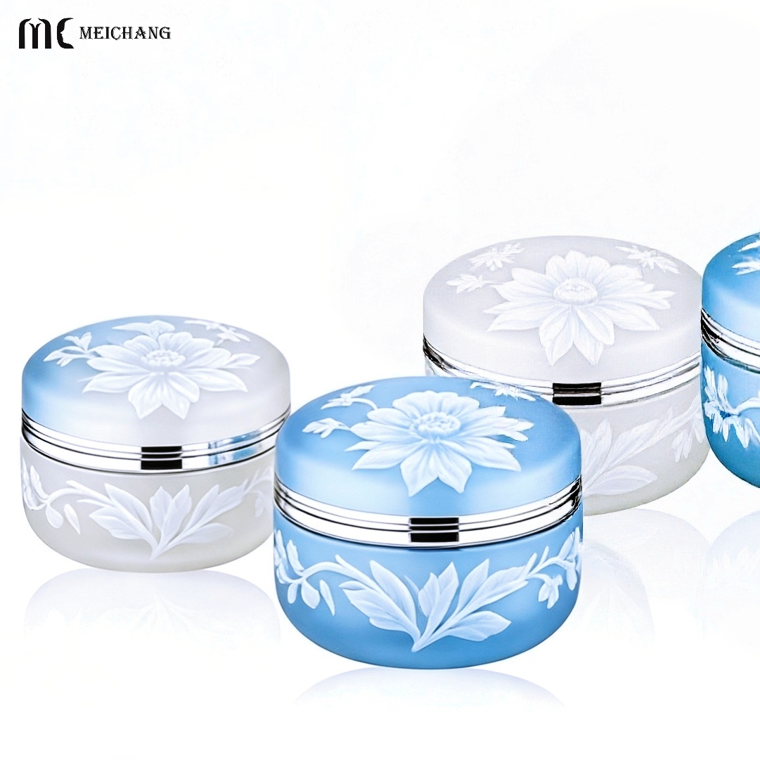 Refillable Glass Skincare Packaging Set with Freshness-Sealing Design for Sustainable Beauty Brands