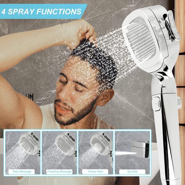 Bathroom Wash Lizhen Haw-vic- Sifang Four Stage Household Booster Filter Handheld Shower