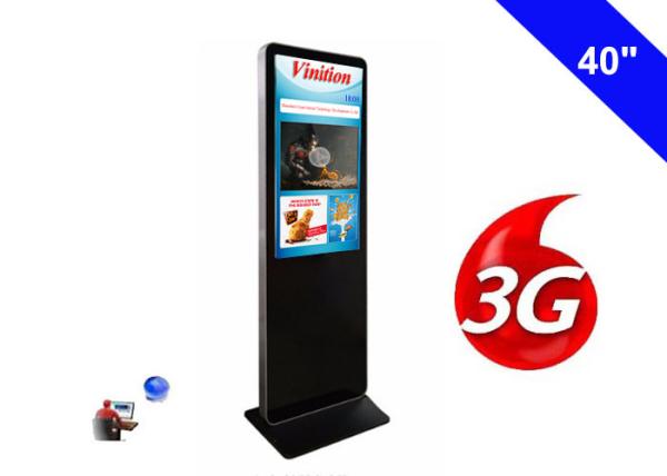 1080P 3G Digital Signage WIFI Kiosk 40 Inch Commercial LCD Advertising Display