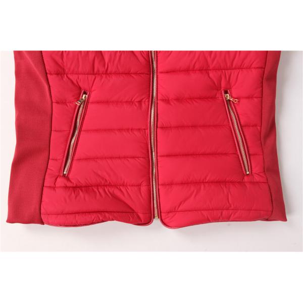 Black Padded Junior Girls Lightweight Puffer Jacket Multicolor