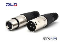 3 prise imperméable de connecteur de fil électrique de Pin Male XLR