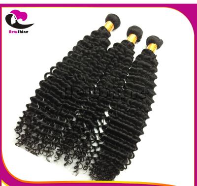 Africa Hot  Unprocessed 100%  Brazilian Virgin Hair Weavon Premium Quality New Deep Wave With Middle Part  Closure