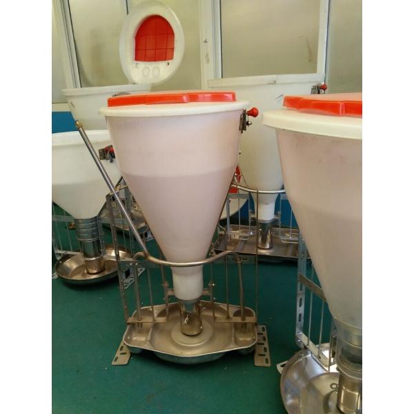 Acier inoxydable et conducteur automatique en plastique de porc, conducteurs secs humides de porc