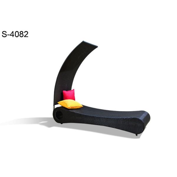 Optionnel Antique Canopy Bed Outdoor Luxe Chaises longues en rotin 100% tissée à la main pour la plage