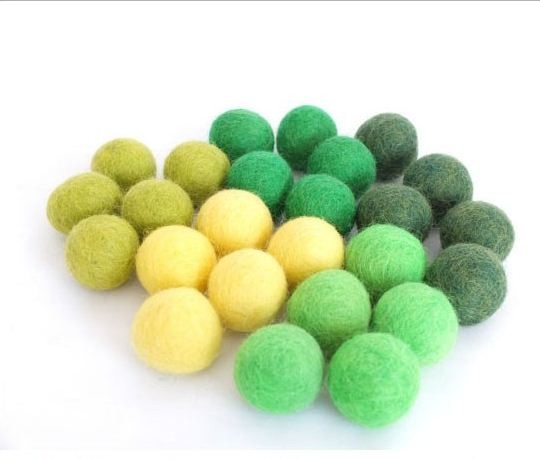 china factory Colored Pure Genuine 6-Pack XL 100% Wool Dryer Balls