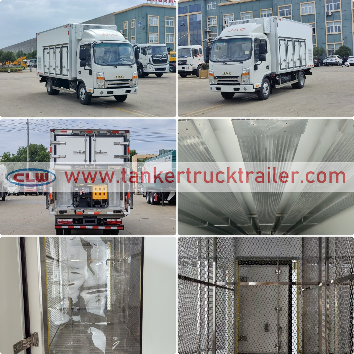 JAC 3 Ton 4 Tonner Customized Freezer Truck for Ice Cream