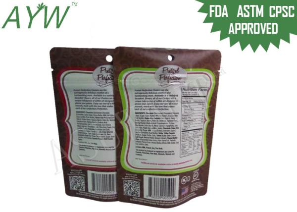 O empacotamento de alimento de FDA ensaca a prova laminada plástico Doypack do perfume para o feijão/jujuba