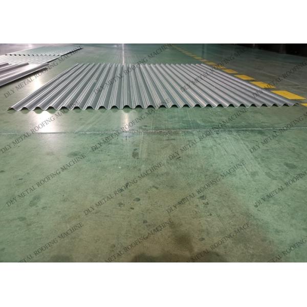 High Speed PPGI Plc Metal Roofing Equipment Automatic Hydraulic Cutting