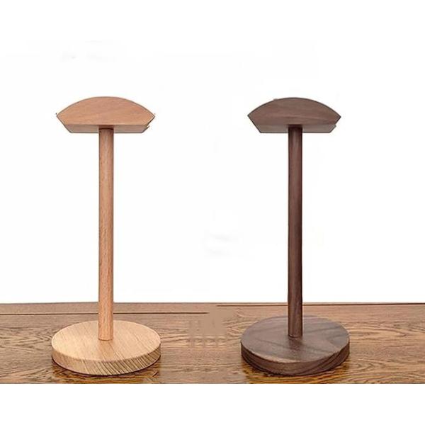 Porteur de casque en bois, support de stockage et de jeu, anti-dérapant avec base solide, accessoires pour écouteurs