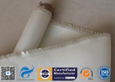 800℃ fogo - Weave 0.7mm alto resistente do cetim 8HS de pano da fibra de vidro do silicone