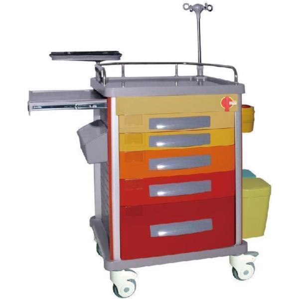 Medical trolley cart ABS emergency trolley Hospital Emergency cart Emergency Crash Cart Medical Trolley