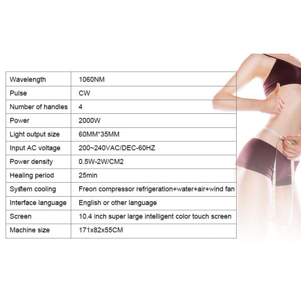 1060nm Diode Body Slimming Laser Machine ,  Laser Lipo Slimming Machine